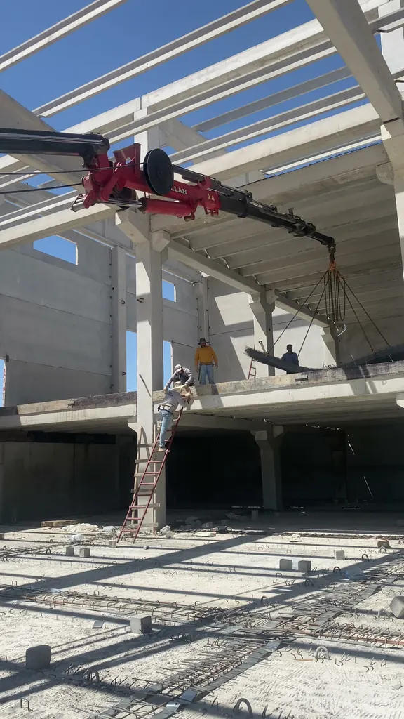 Vinçle yapı içinde ağır yük kaldırma